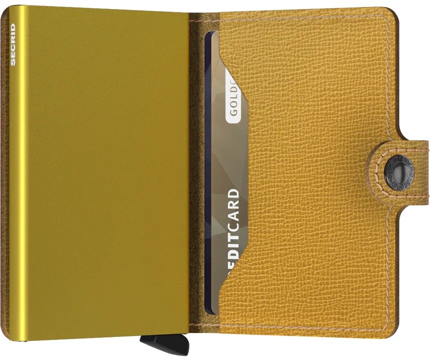 Secrid Miniwallet MC Crisple Ochre portemonnee