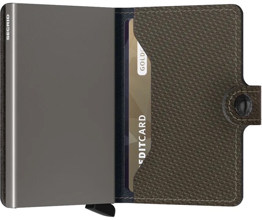 Secrid Miniwallet MC Crisple Khaki portemonnee
