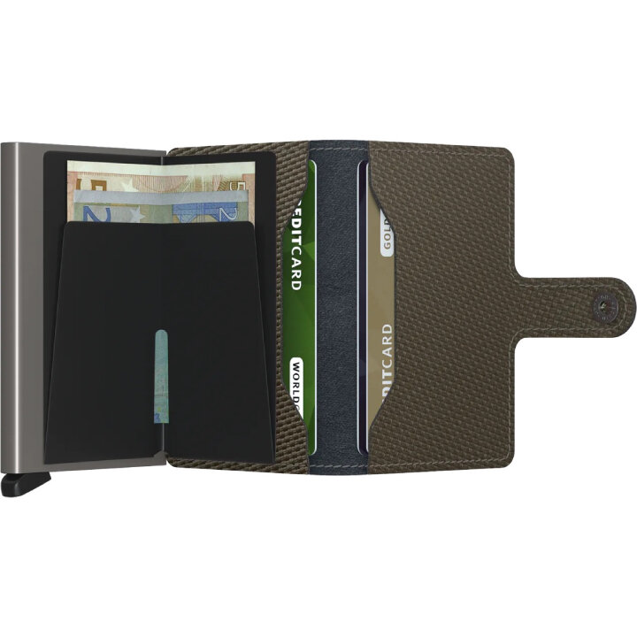 Secrid Miniwallet MC Crisple Khaki portemonnee
