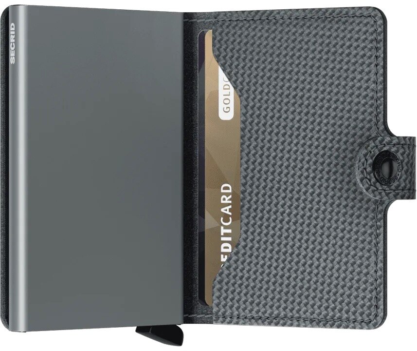 Secrid Miniwallet MCa Carbon Cool Grey portemonnee