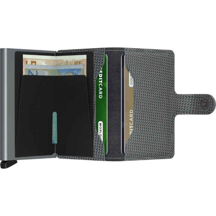 Secrid Miniwallet MCa Carbon Cool Grey portemonnee