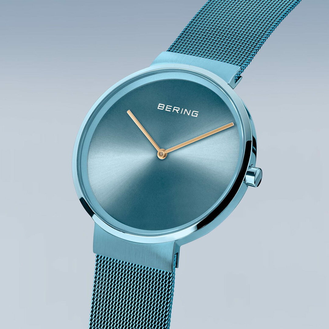 Bering horloge blauw hotsell