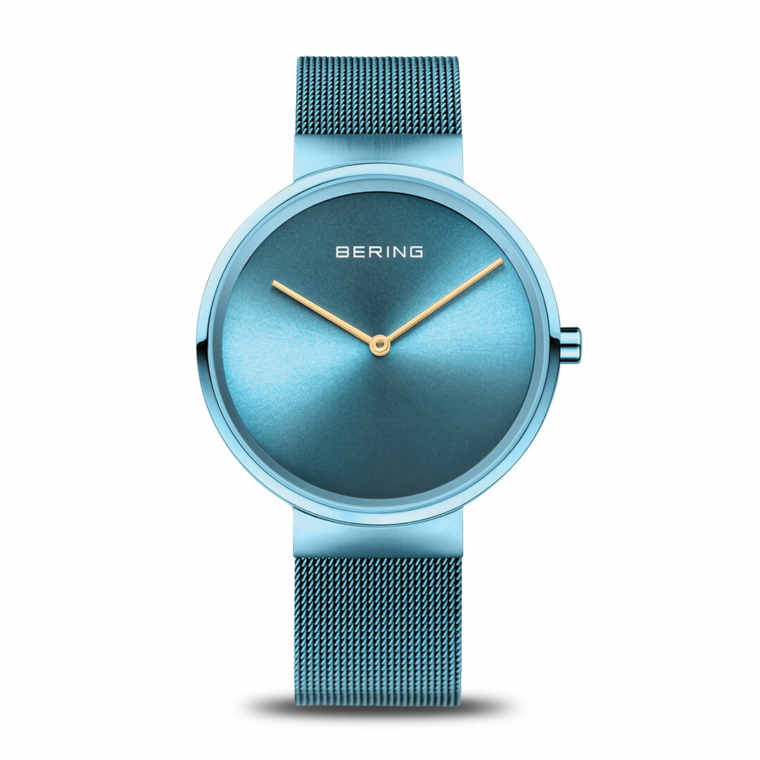Buy Bering Classic Blue Polished Watch De Blaker exclusief