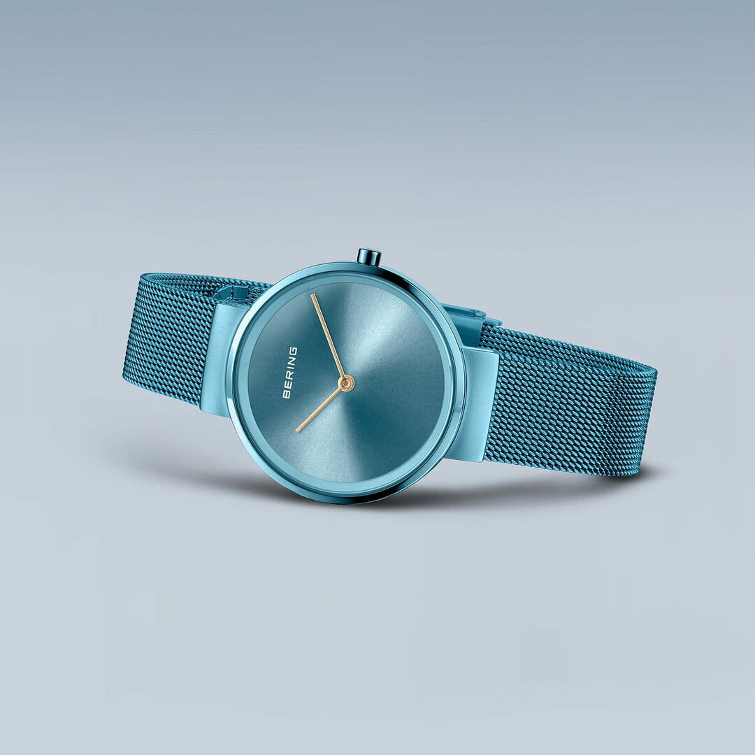 Buy Bering Watch Classic light blue Polished Brushed 14531 388 De Blaker exclusief