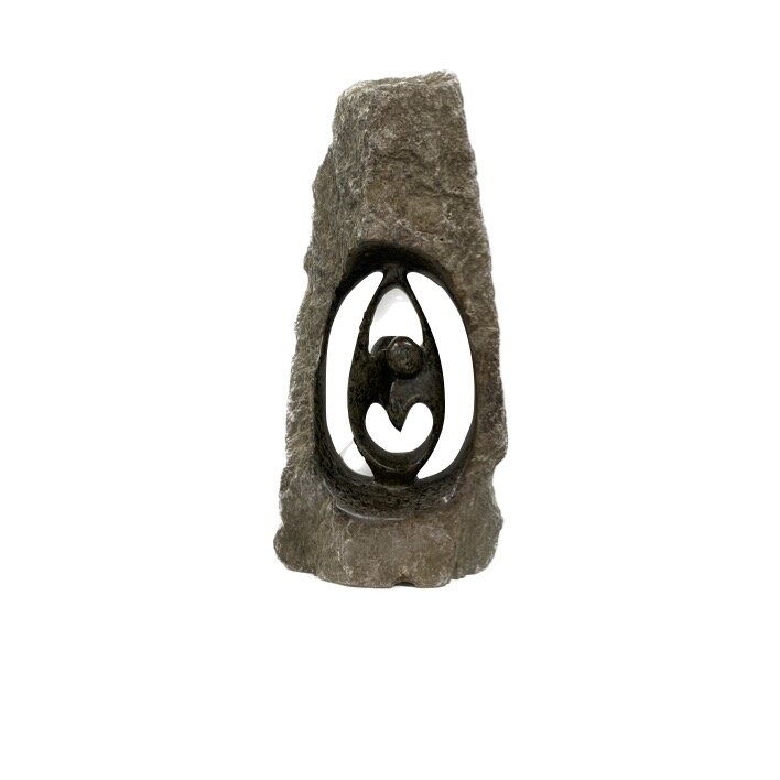 Love couple statue green 31 cm