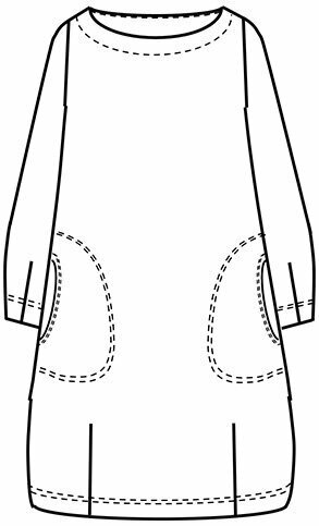 V&ecirc;tements A&iuml;no, Robe Diona City Lights