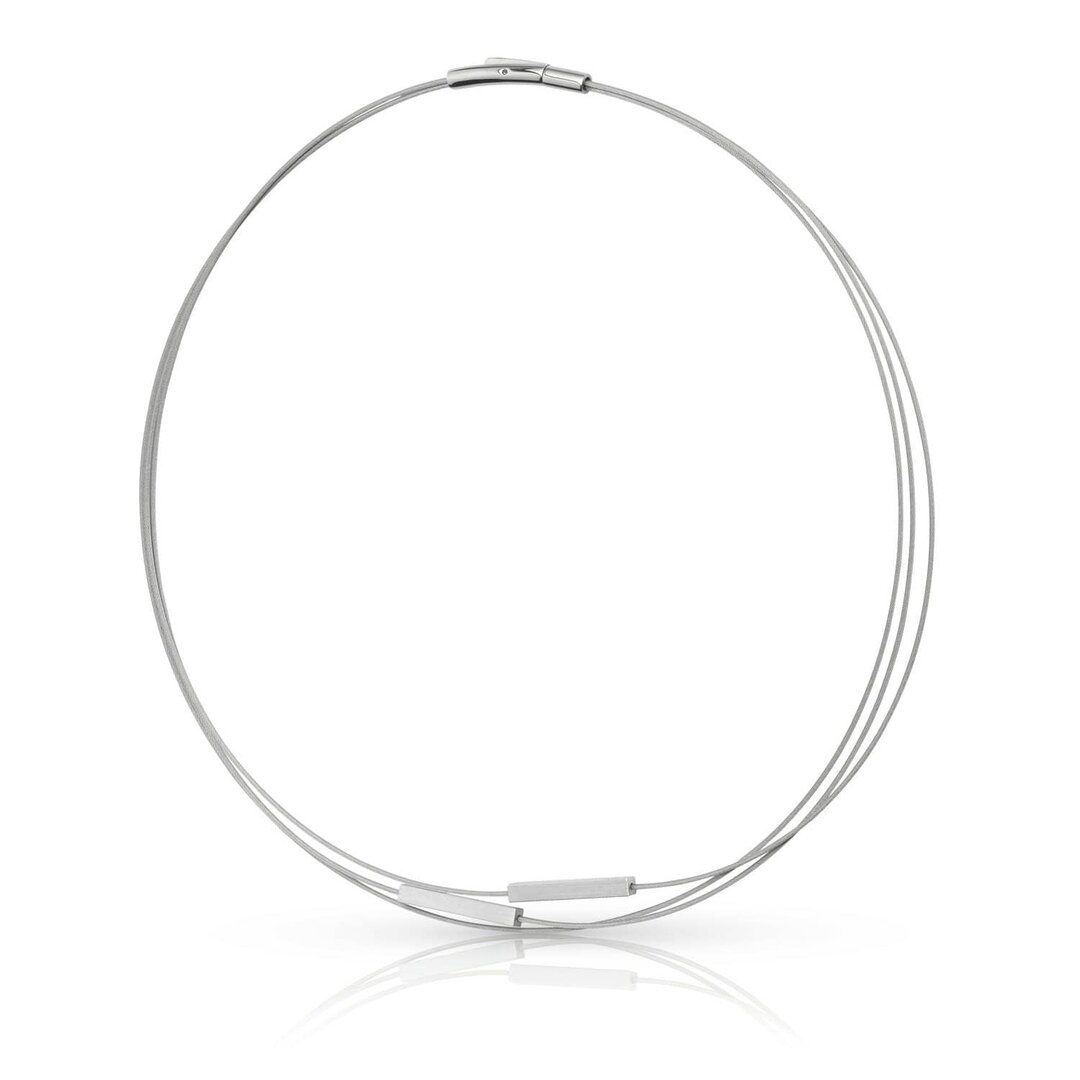 Clic C243 Mat zilver ketting voor dames
