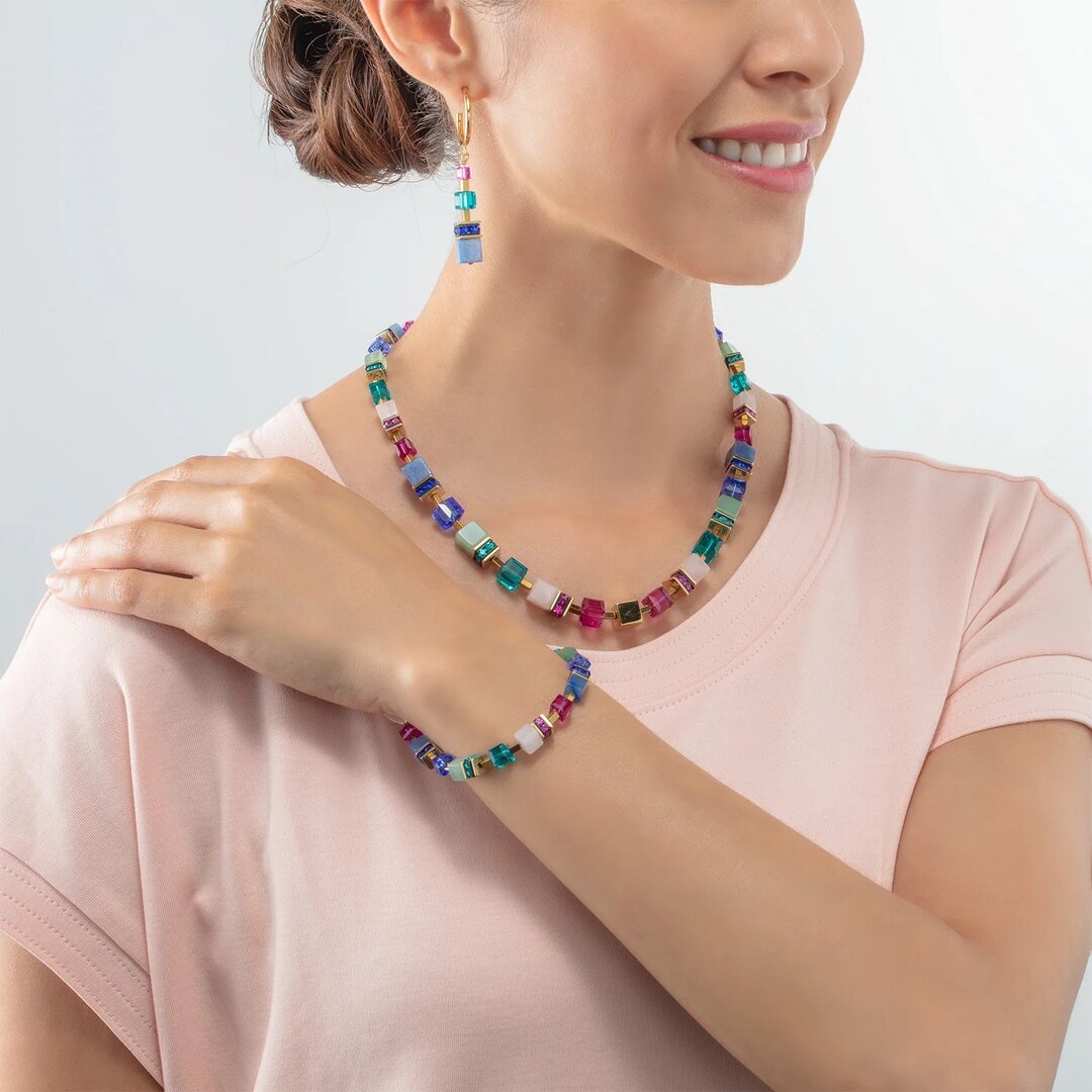 Coeur de Lion Ketting 3039/ /1561 Multicolour Gemstone