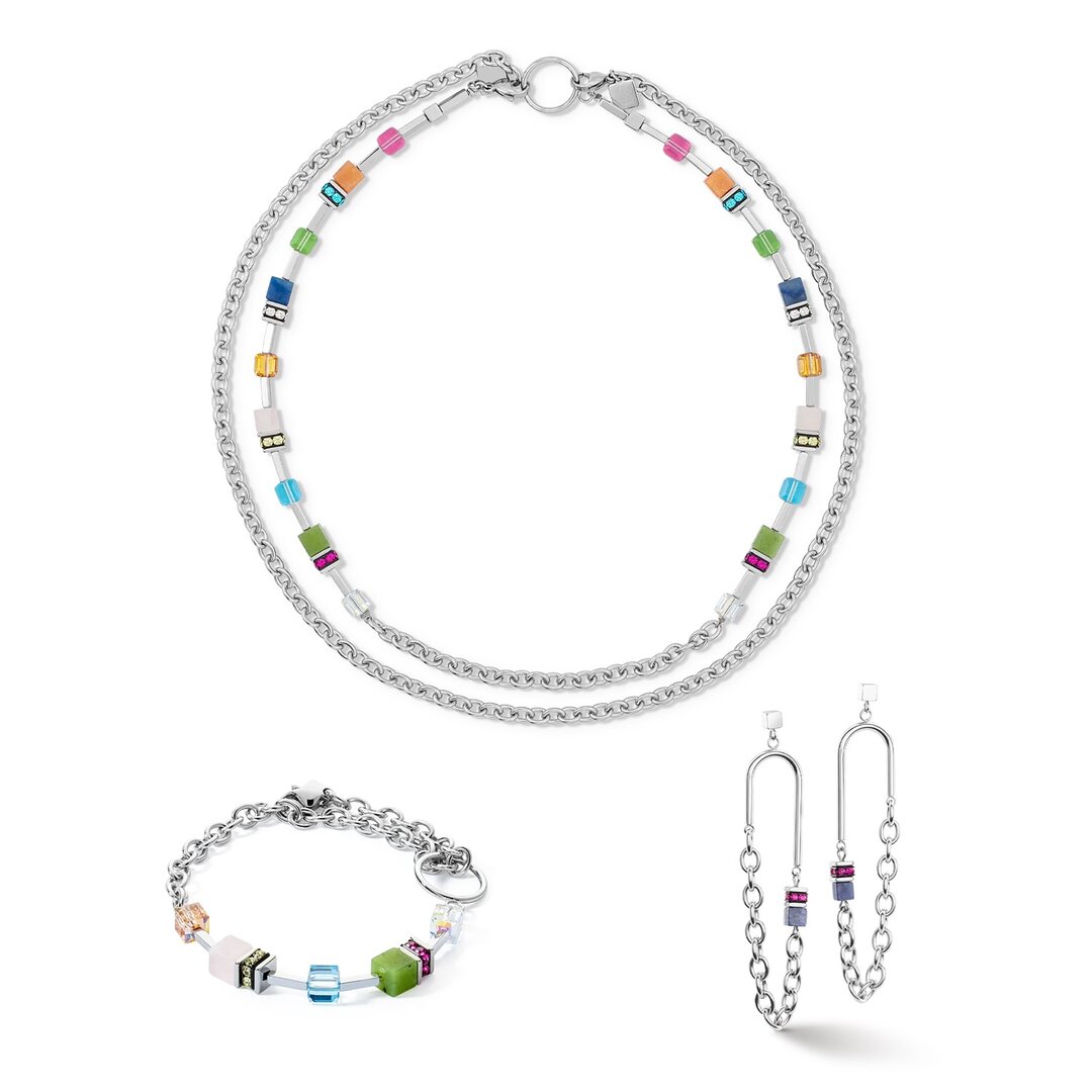 Coeur de Lion Ketting 3042/ /1583 Multicolour Boho