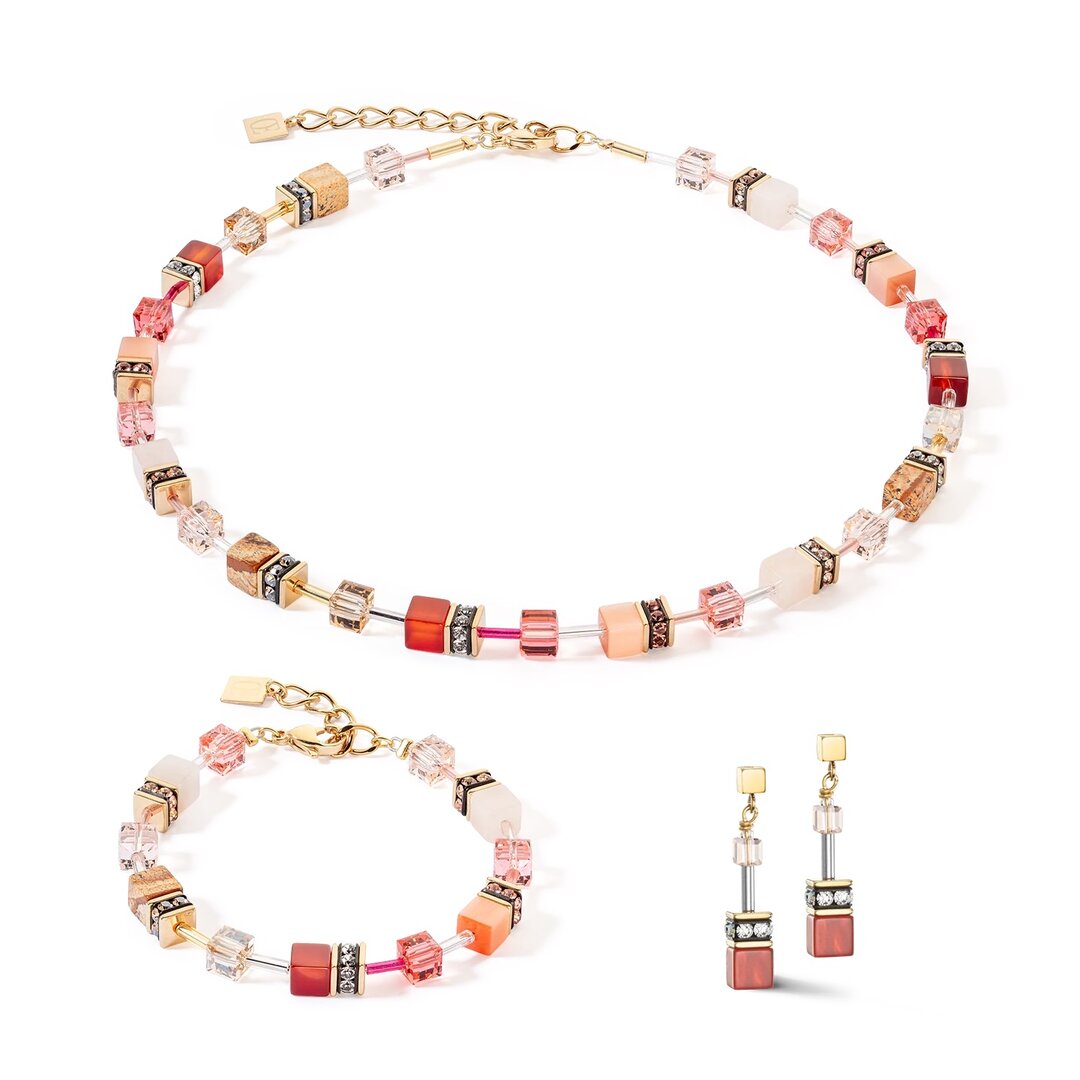 Coeur de Lion armband 4905/ /0310 Red-Beige