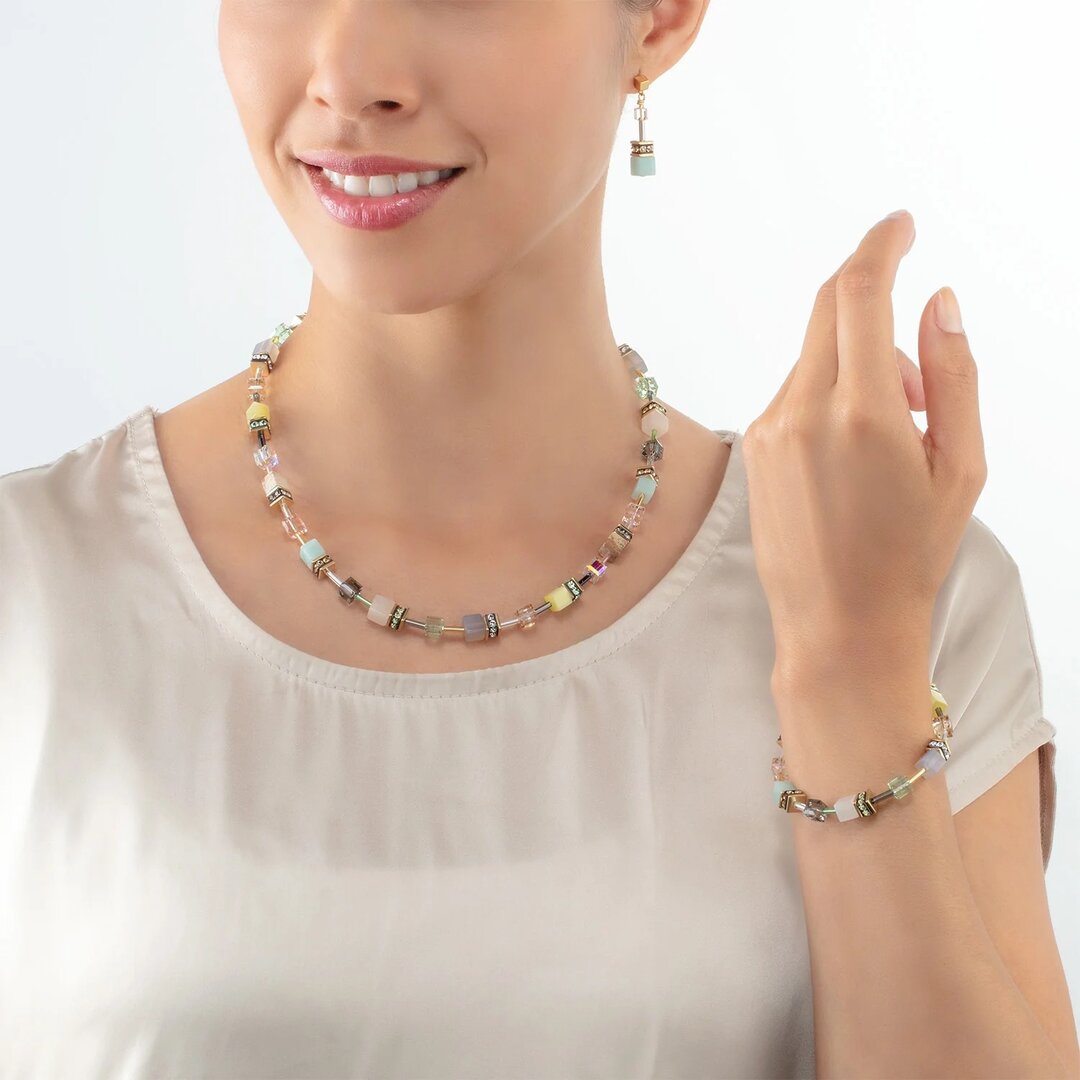 Coeur de Lion oorbellen 4905/ /1576 Multicolour Gentle