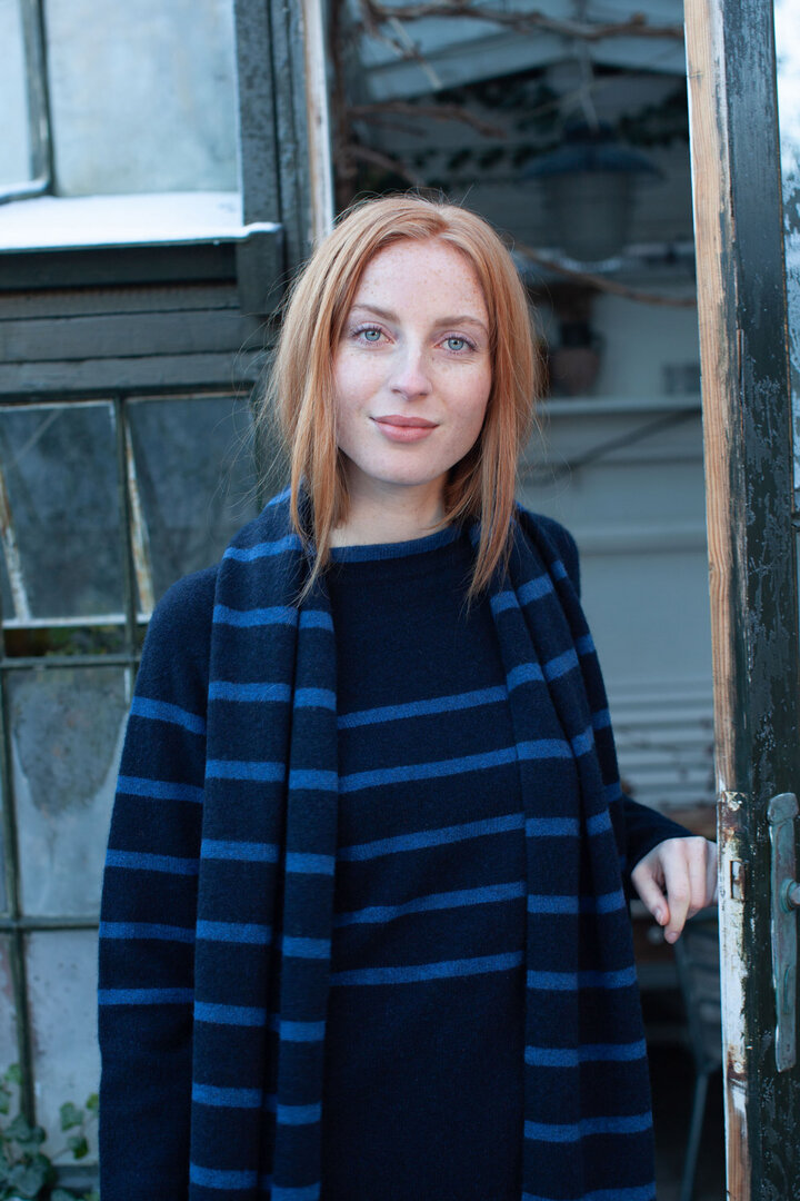 Mansted Yak clothing scarf Zi navy