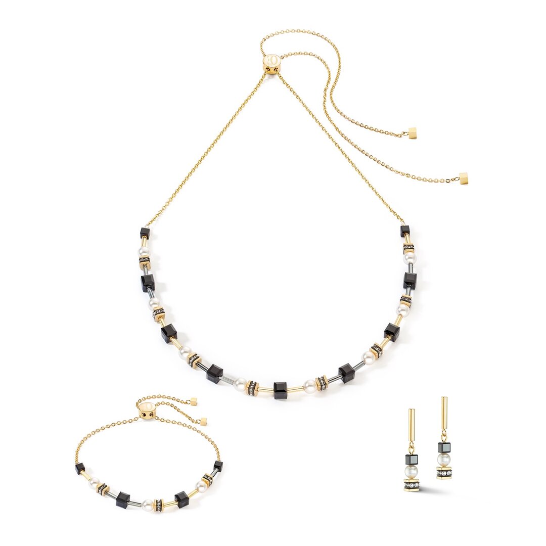 Coeur de Lion Oorbellen 4085/ /1316 Black-Gold
