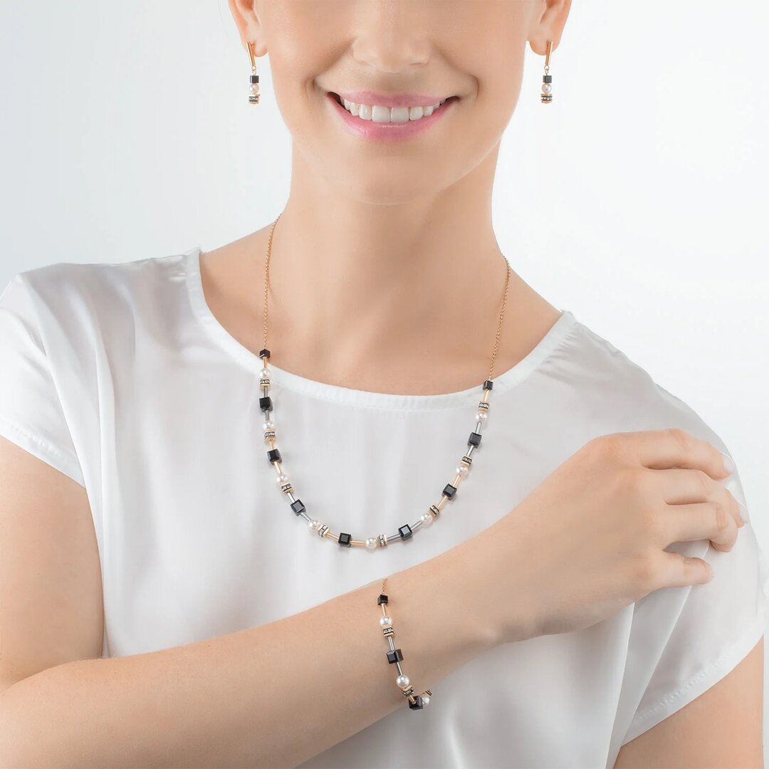 Coeur de Lion Oorbellen 4085/ /1316 Black-Gold