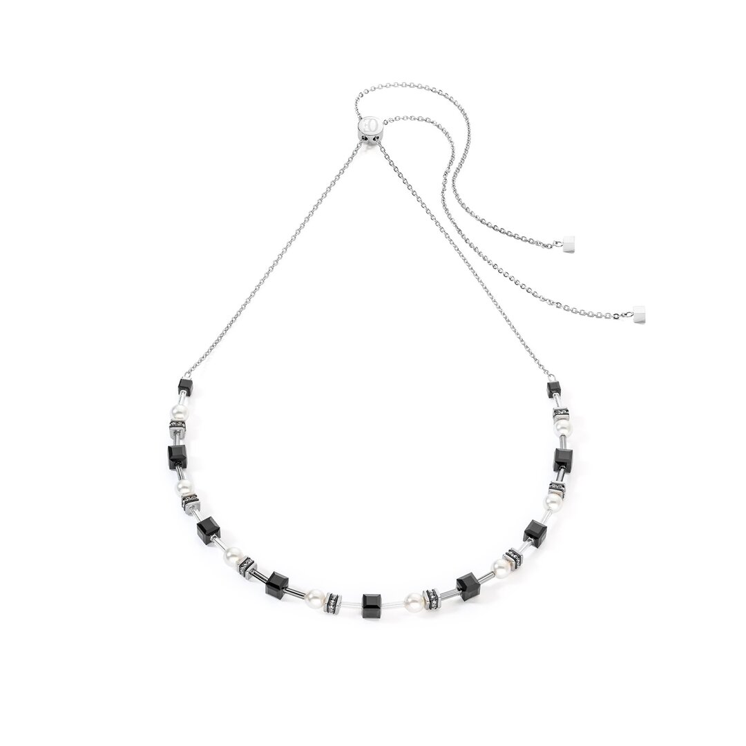 Coeur de Lion Ketting 4085/ /1317 Black-Silver