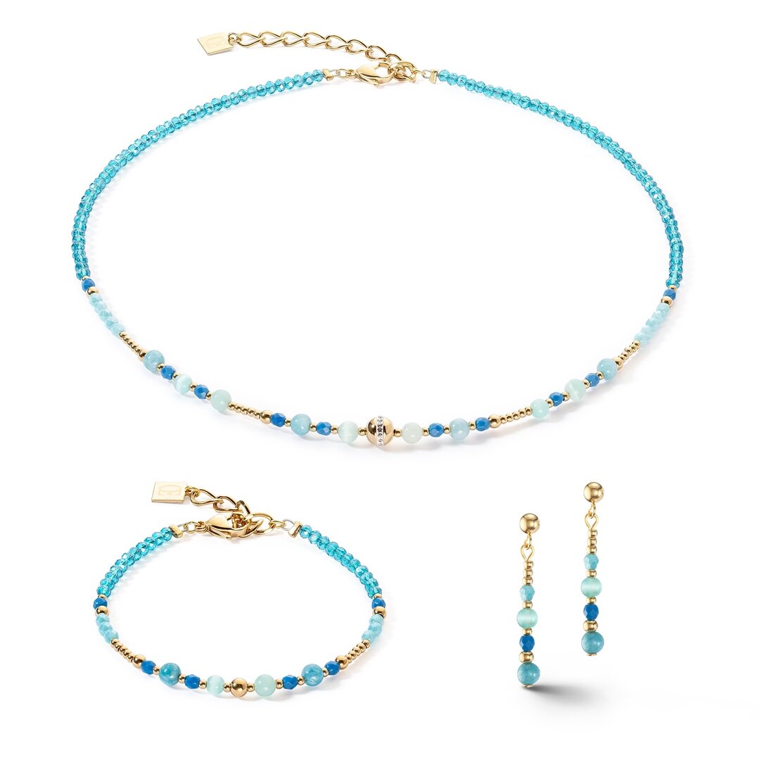Coeur de Lion Ketting 4350/ /0600 Turquoise