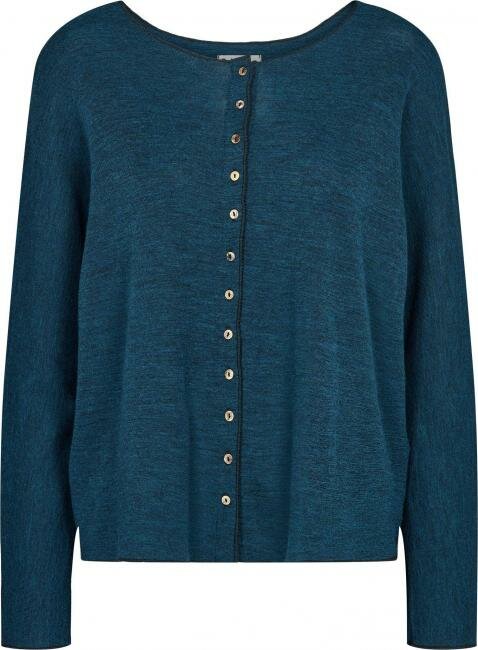 Jalfe 11269-535i vest melange blauw 