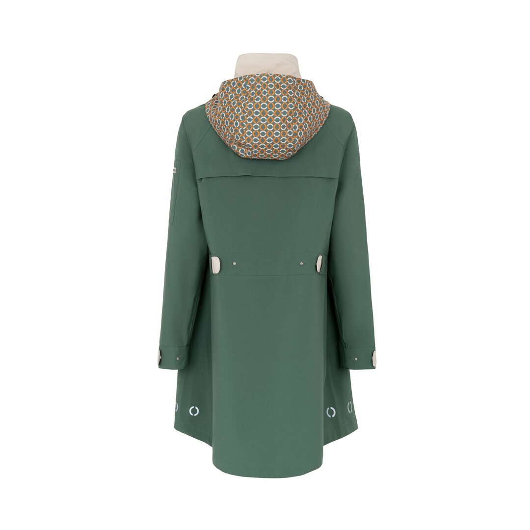 Regn jacket Freya green, waterproof 