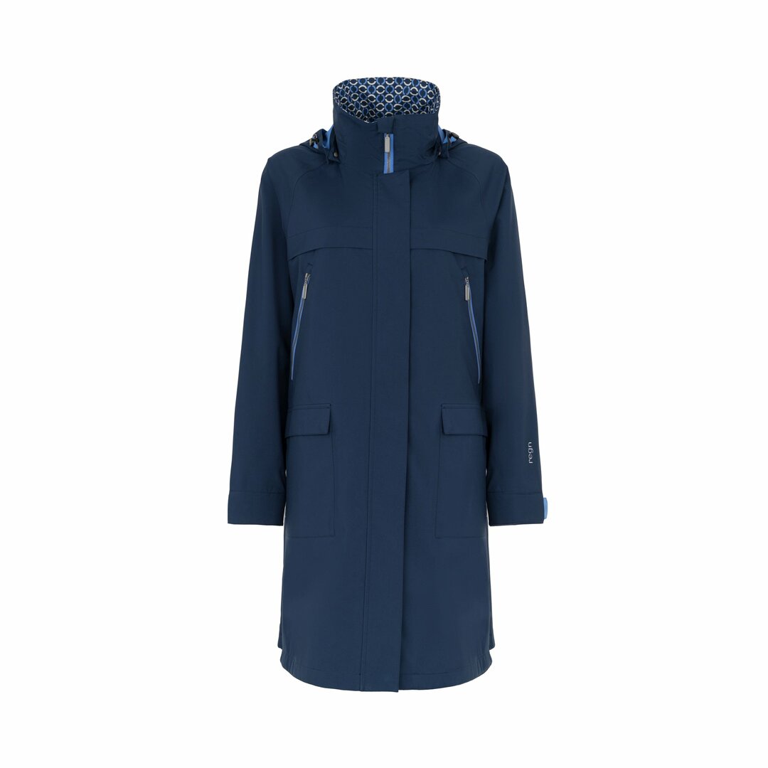 Regn jacket Frederikke dark blue, waterproof 