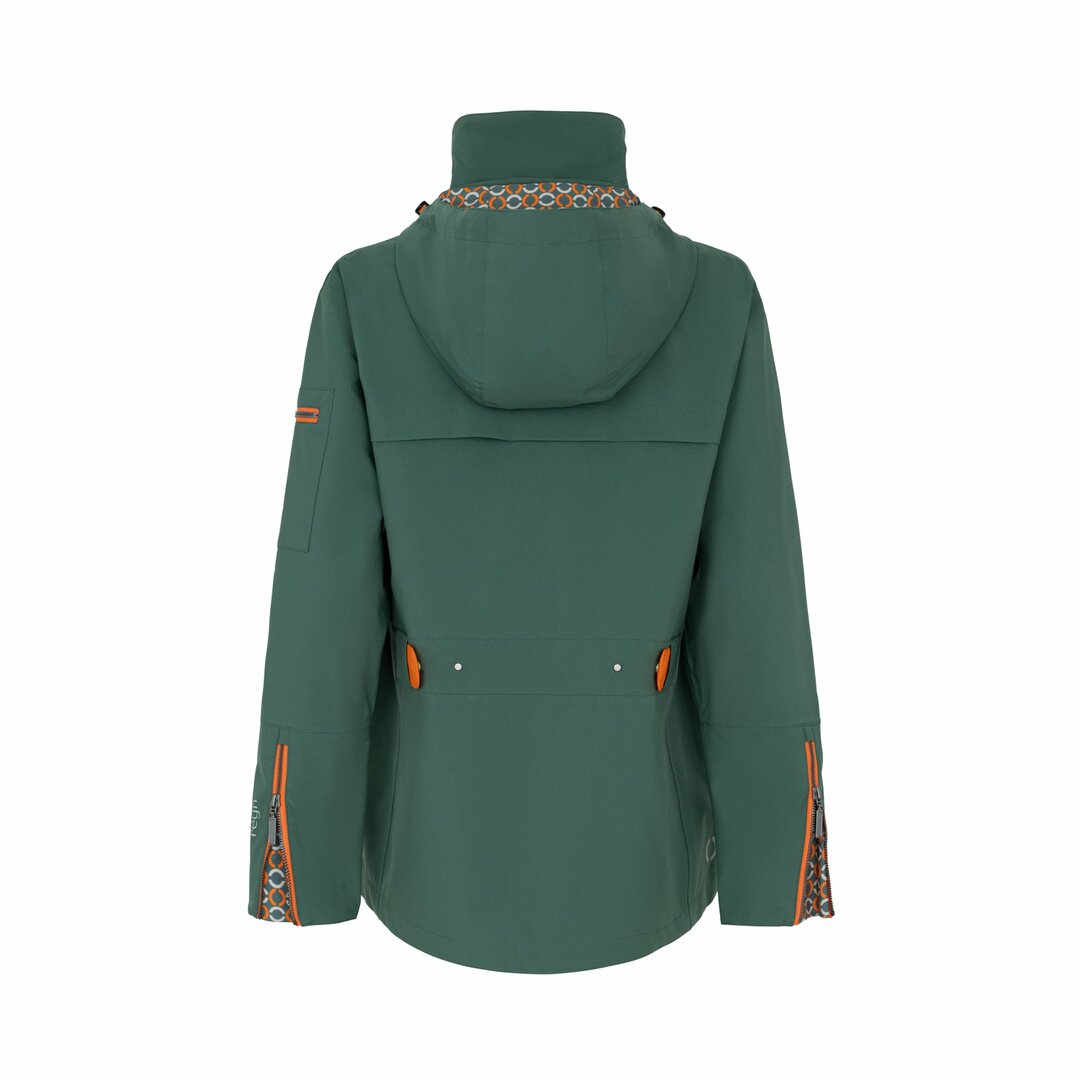 Regn Jacke Frida gr&uuml;n, wasserdicht 