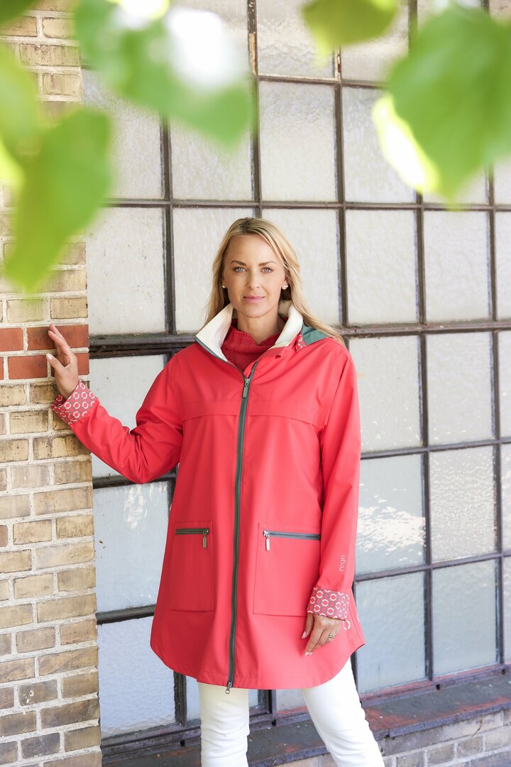 Regn jacket Felina white, waterproof 