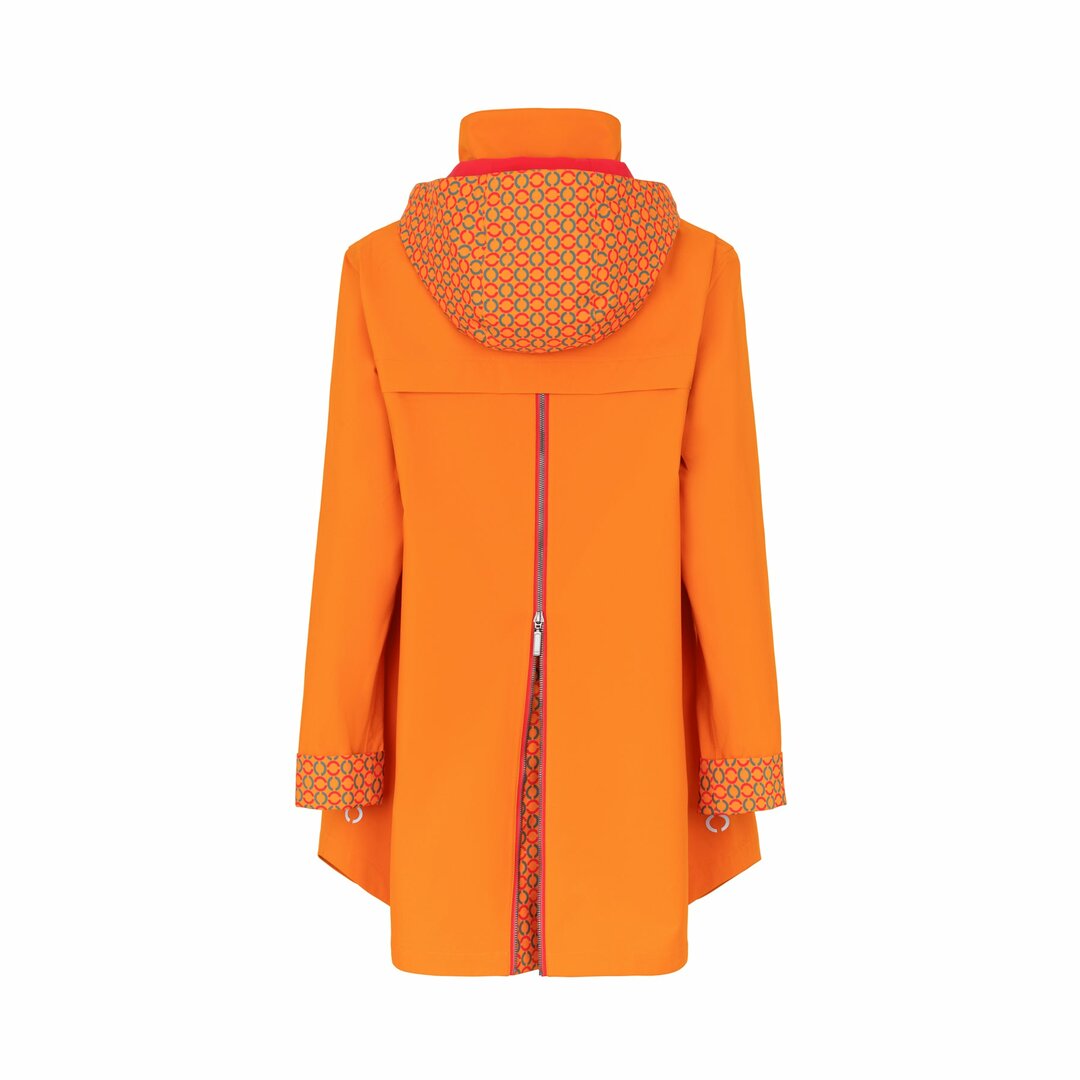 Regn Jacke Felina orange, wasserdicht 