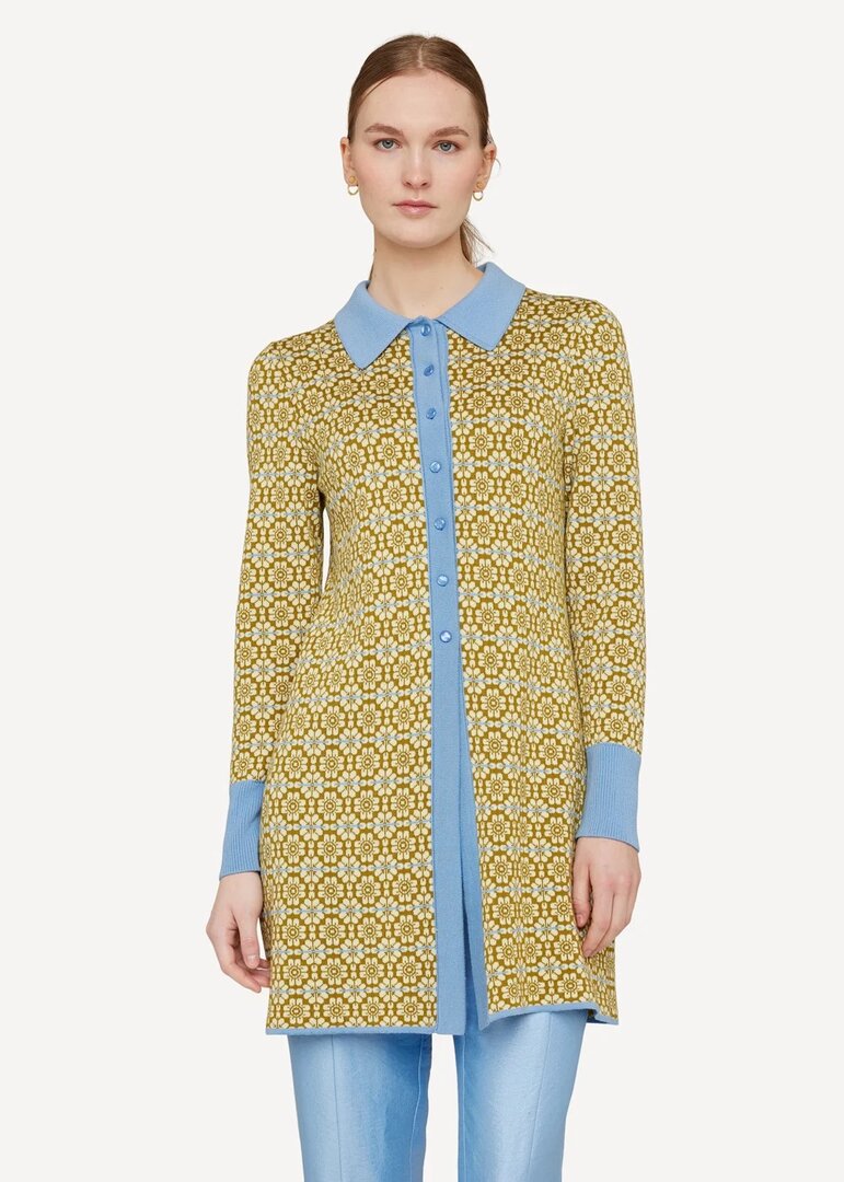 Oleana vest 635 Q Licht blauw