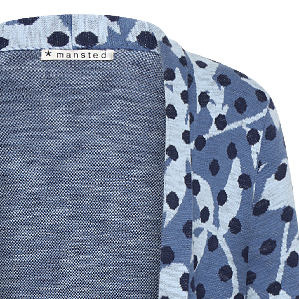Mansted v&ecirc;tements cardigan Lamilla Soft blue