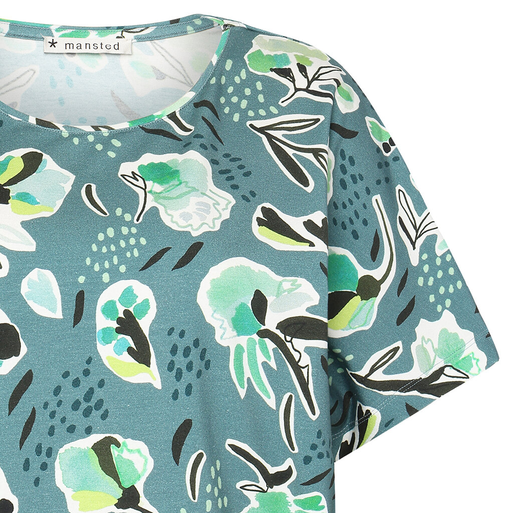 Mansted clothing Shirt Siri dark turquoise