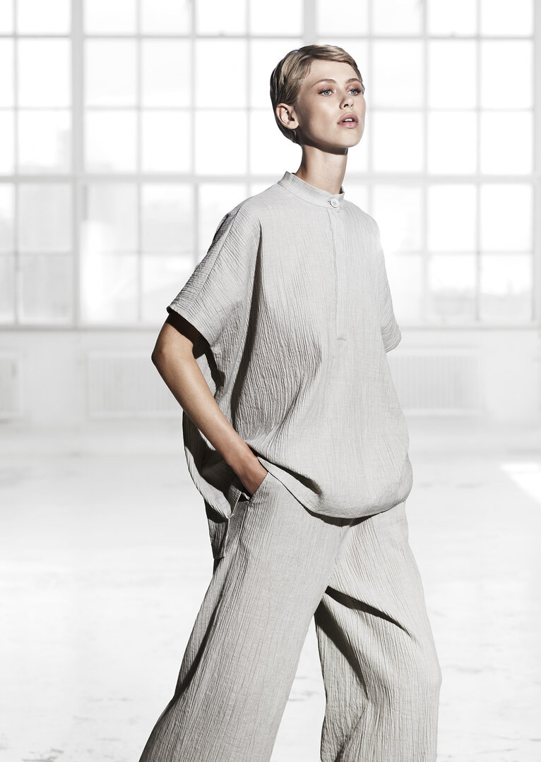 Trine Kryger Simonsen Shirt Darel silver birch
