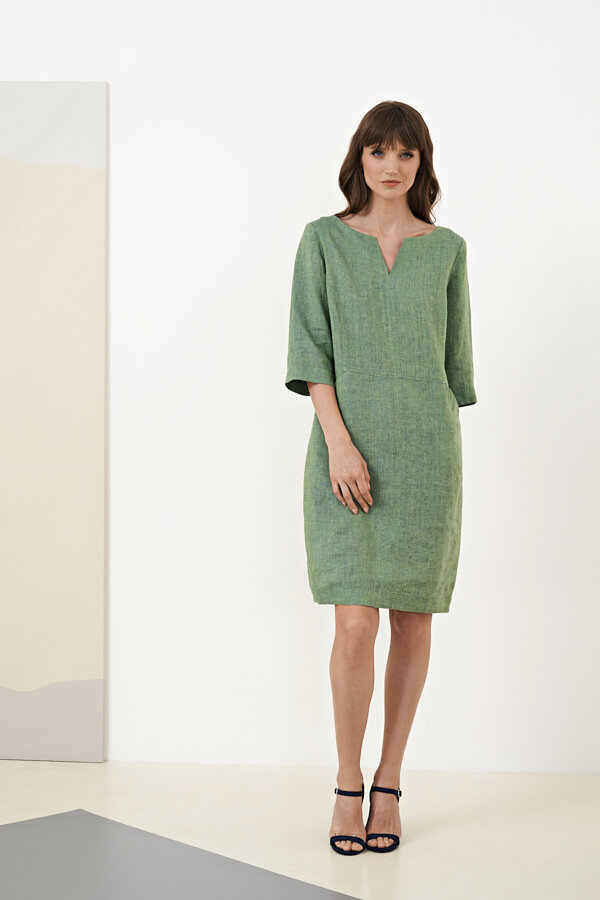 GR Nature kleding, jurk Kolibra-1 182 petrol