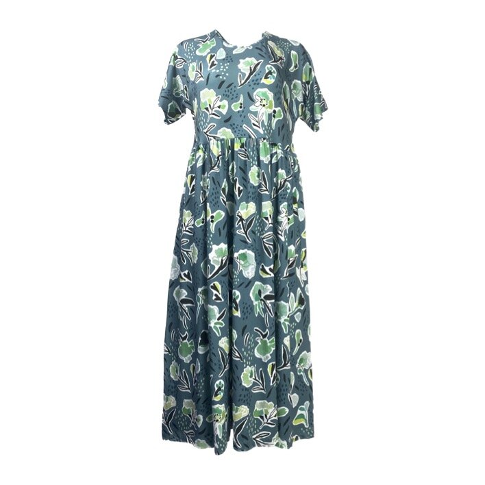 Mansted kleding Jurk Simone dark turquoise