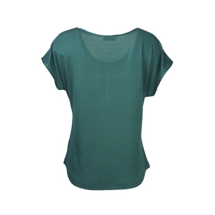 Kokon Zwo kleding shirt Cinda zijde viscose groen 421