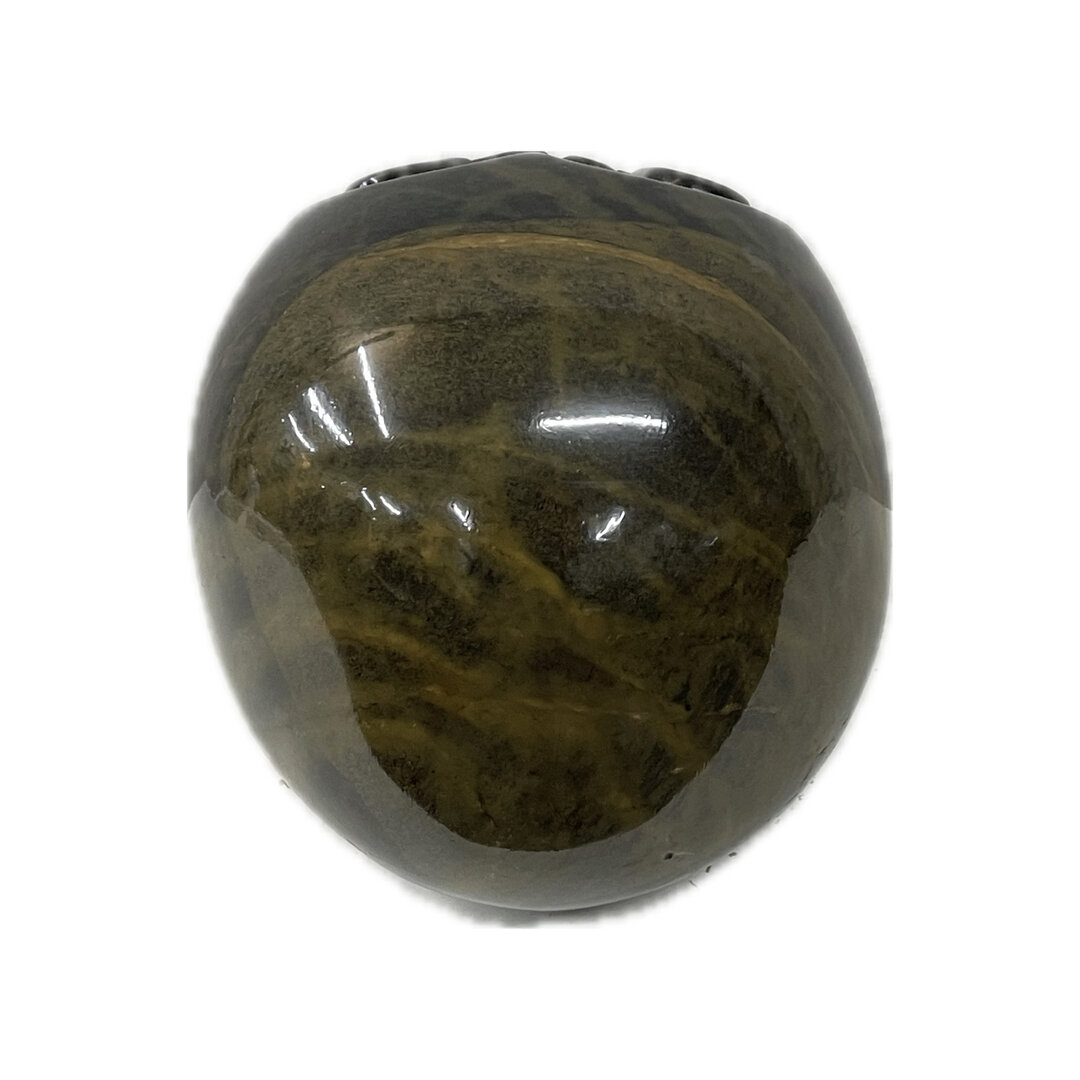 Stenen beeld, Together, Fruit serpentine 17 cm