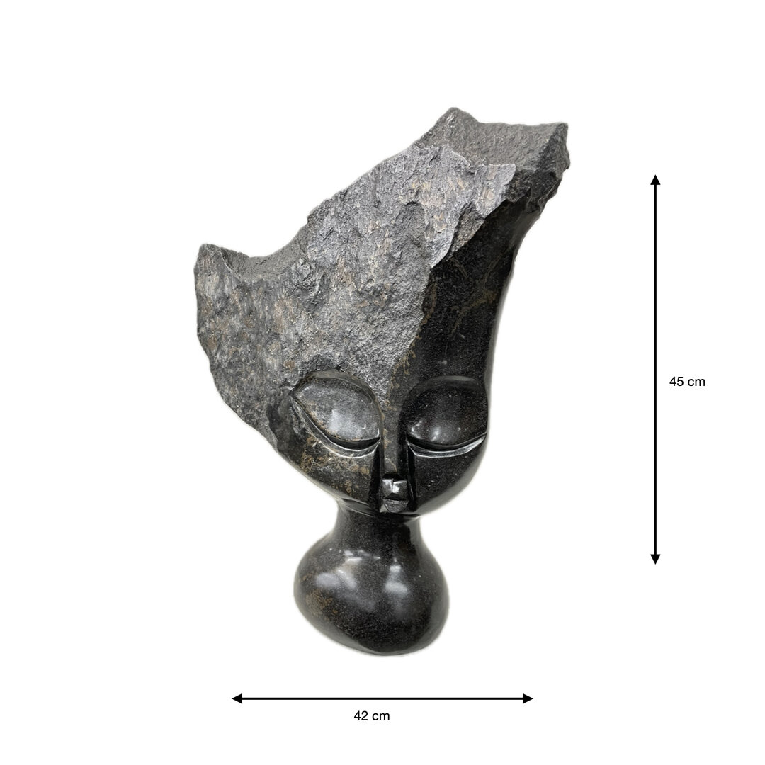 Stenen beeld, African beauty, Springstone 45 cm