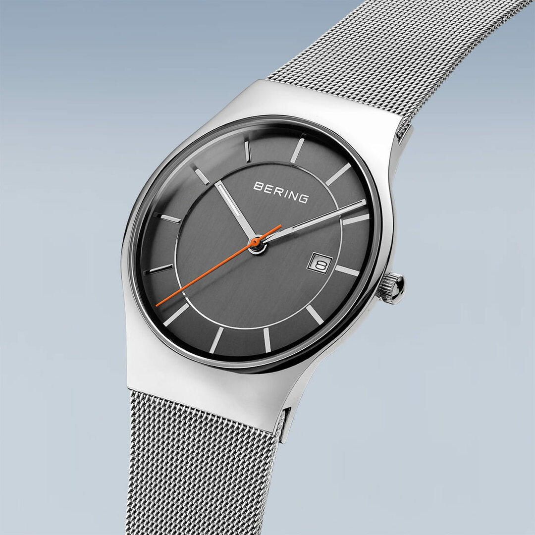 Bering Montre Classic Gris Bross&eacute; 11938-007