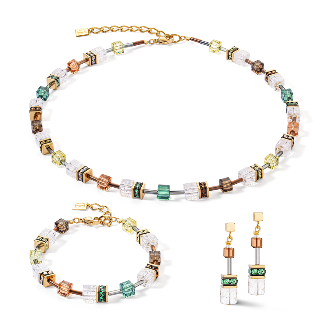Coeur de Lion Necklace 3018/ /0911 Brown-White