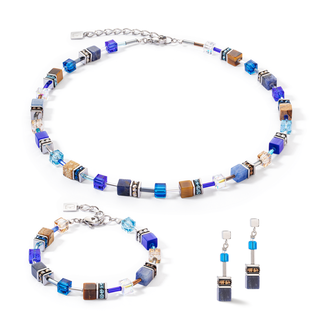 Coeur de Lion Armband 4905/ /0711 blue brown 