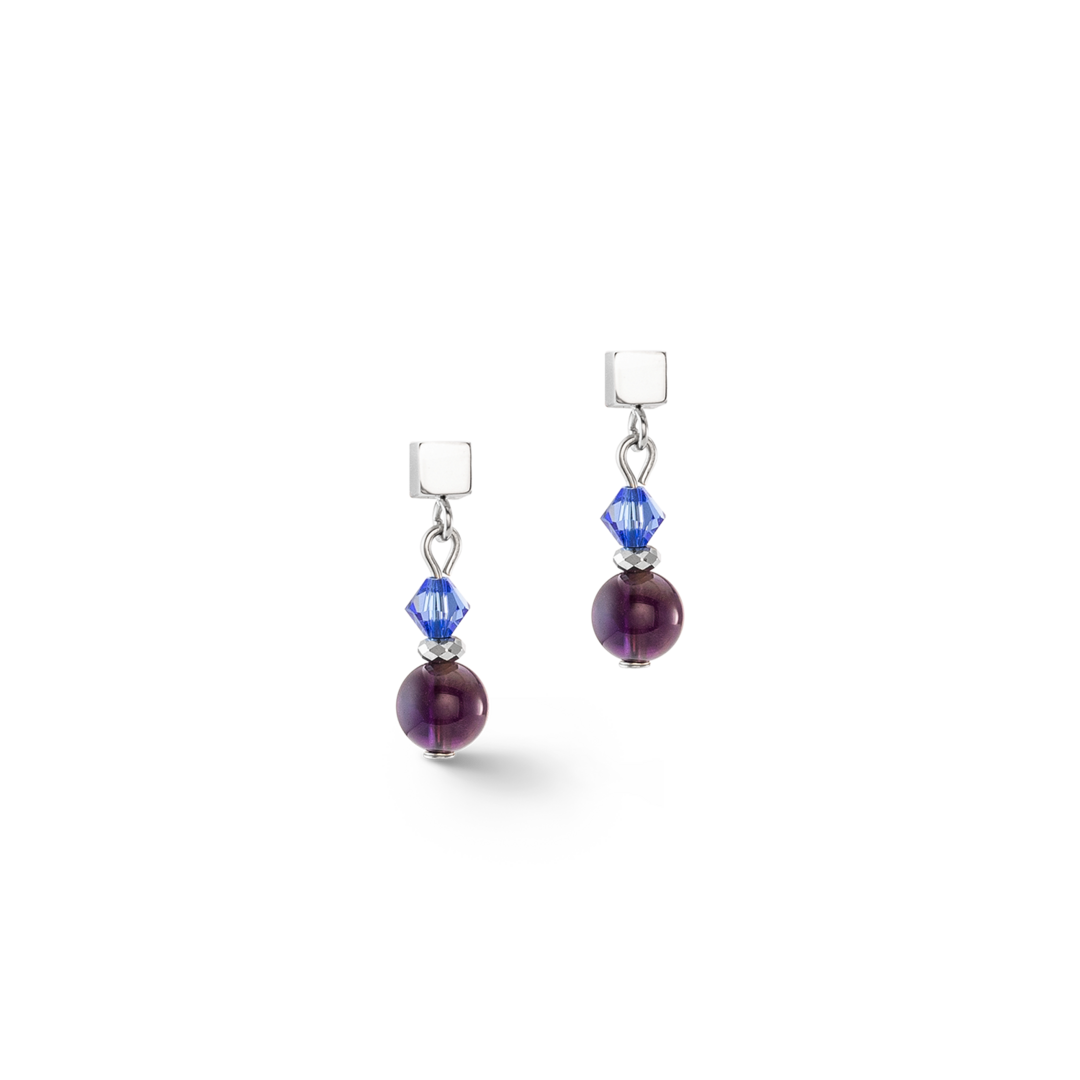 Coeur de Lion oorbellen 4345/ /0807 silver-royal