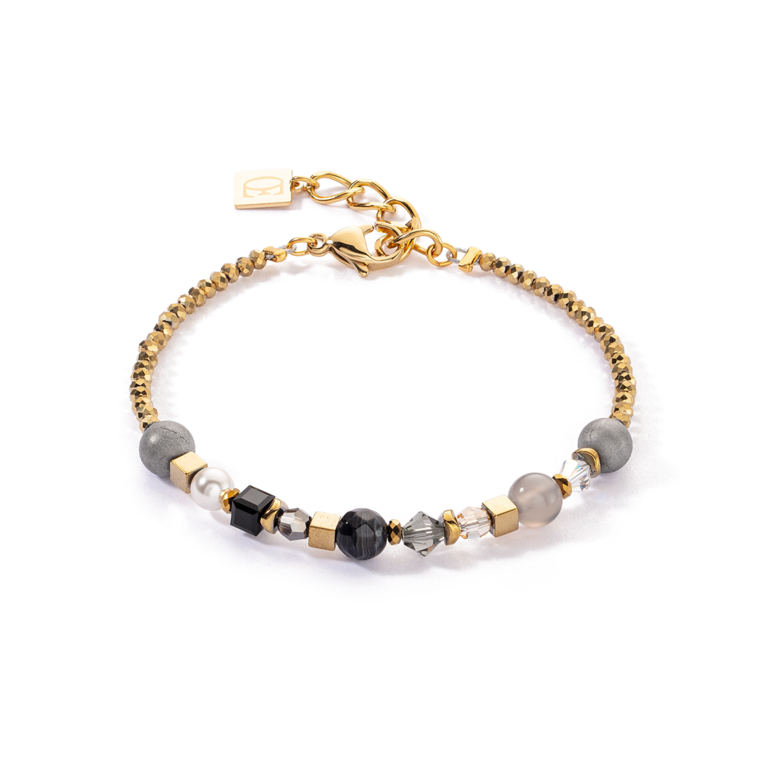 Coeur de Lion Armband 4345/ /1216 gold-graphite