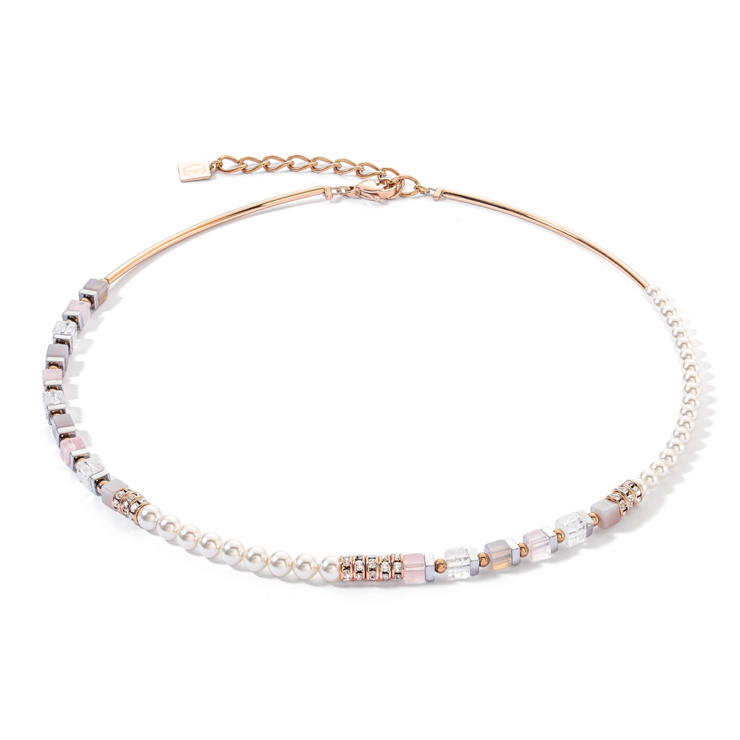 Coeur de Lion Ketting 4354/ /1920 rose gold-ice pink