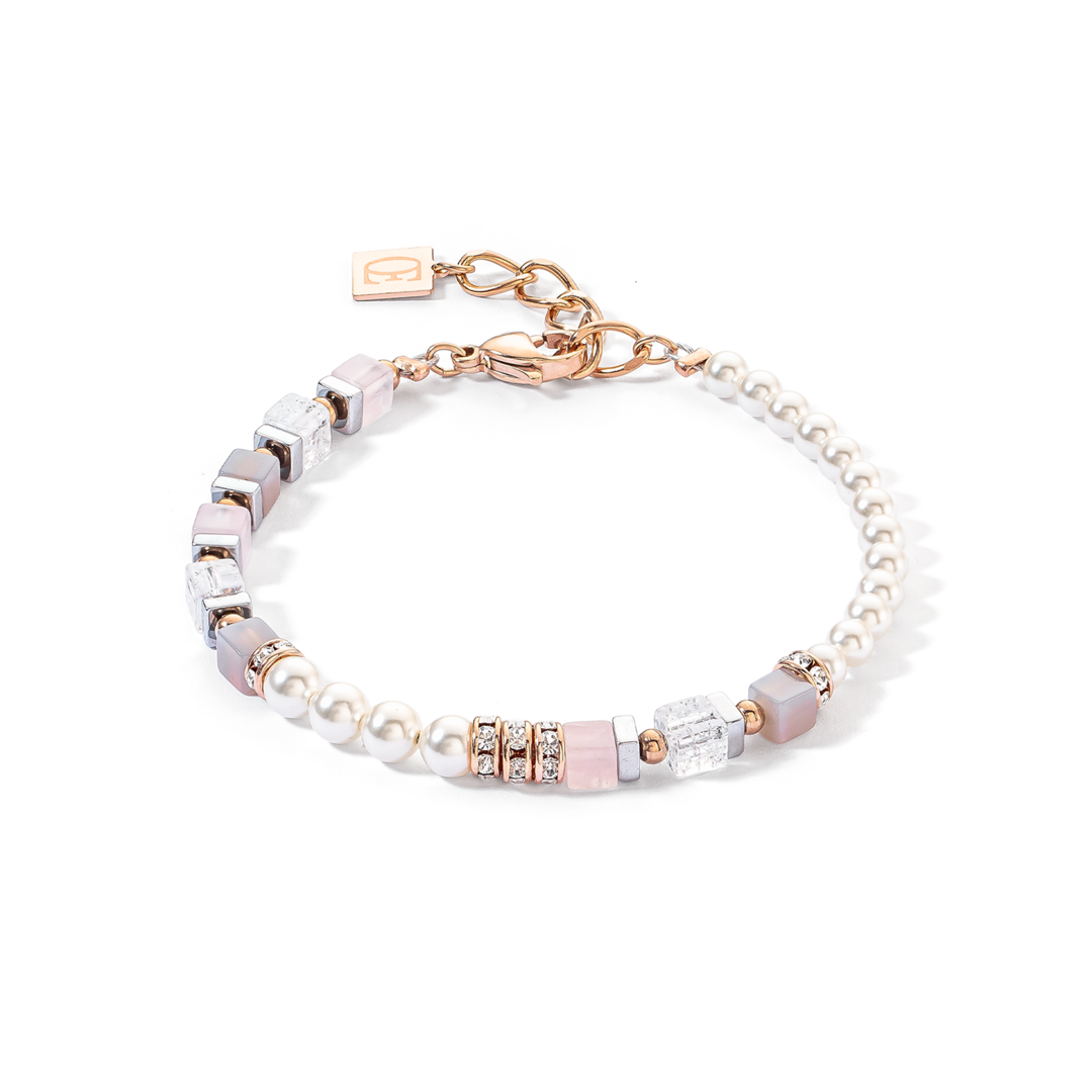 Coeur de Lion Armband 4354/ /1920 rose gold-ice pink