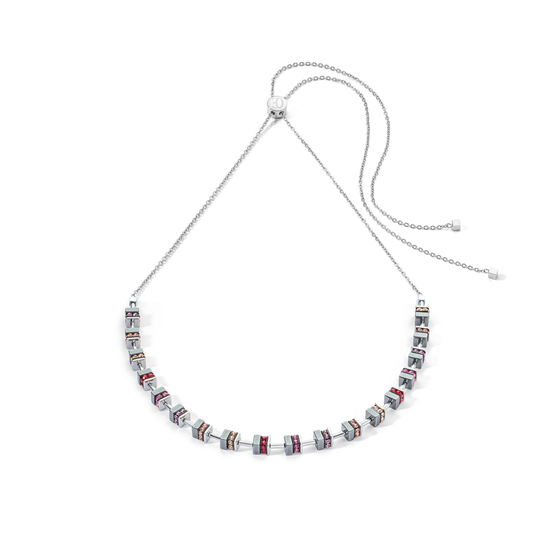 Coeur de Lion Ketting 4410/ /0300 silver-red