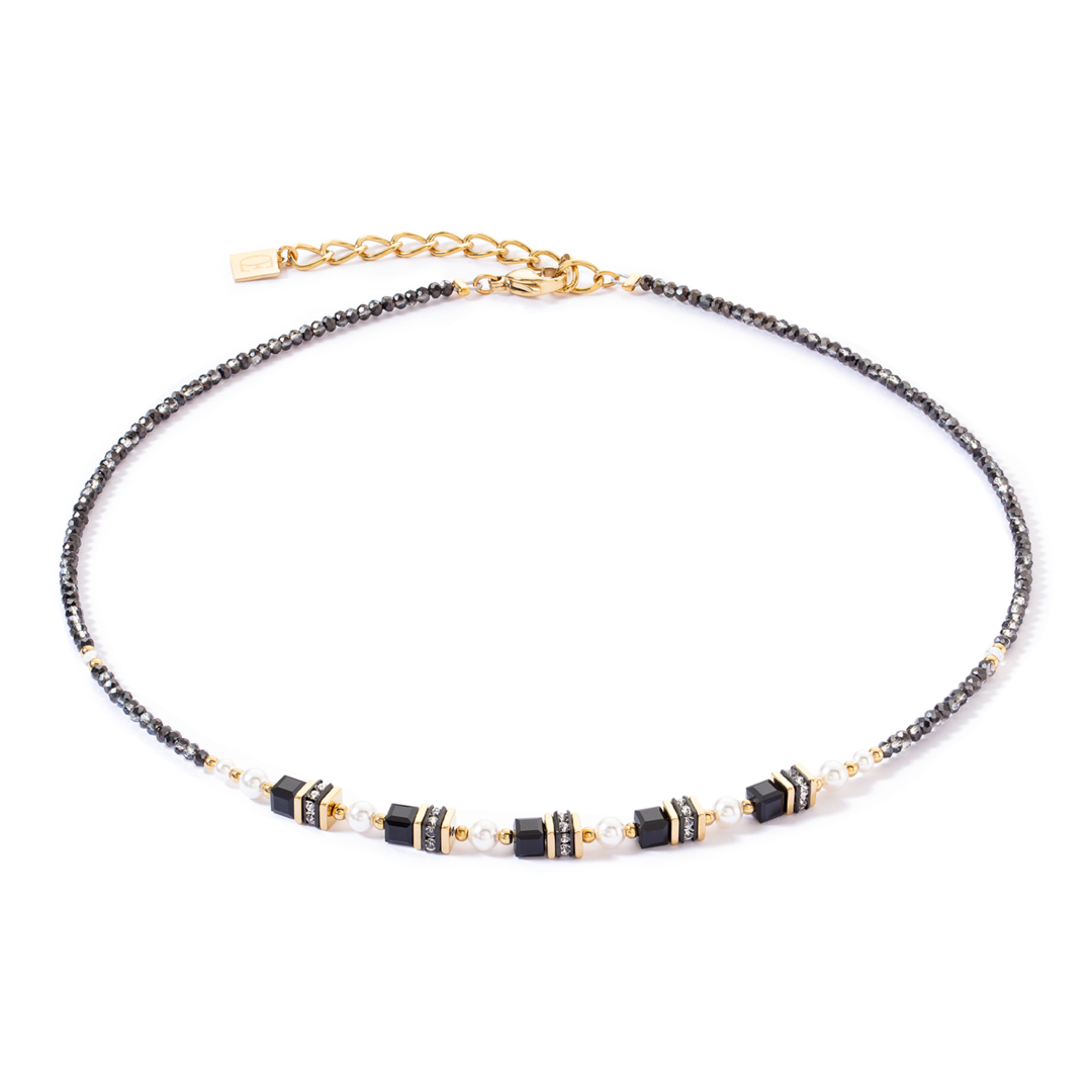 Coeur de Lion Ketting 4567/ /1300 gold-black