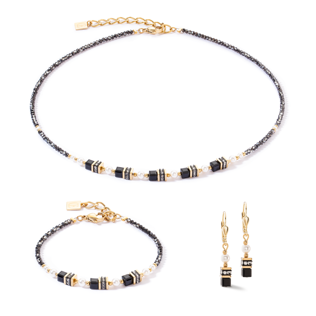 Coeur de Lion Ohrringe 4567/ /1300 gold-black