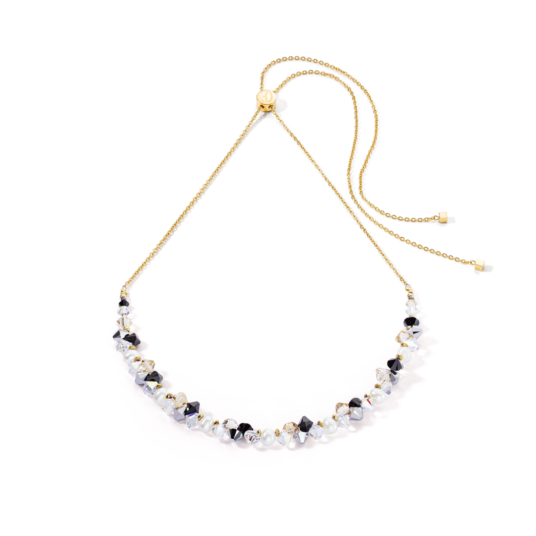 Coeur de Lion Ketting 1124/ /1318 silver-black