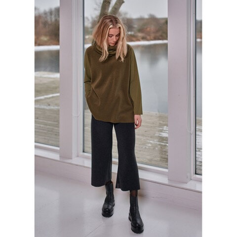 Henriette Steffensen Copenhagen Trousers 3/4 Soft Black