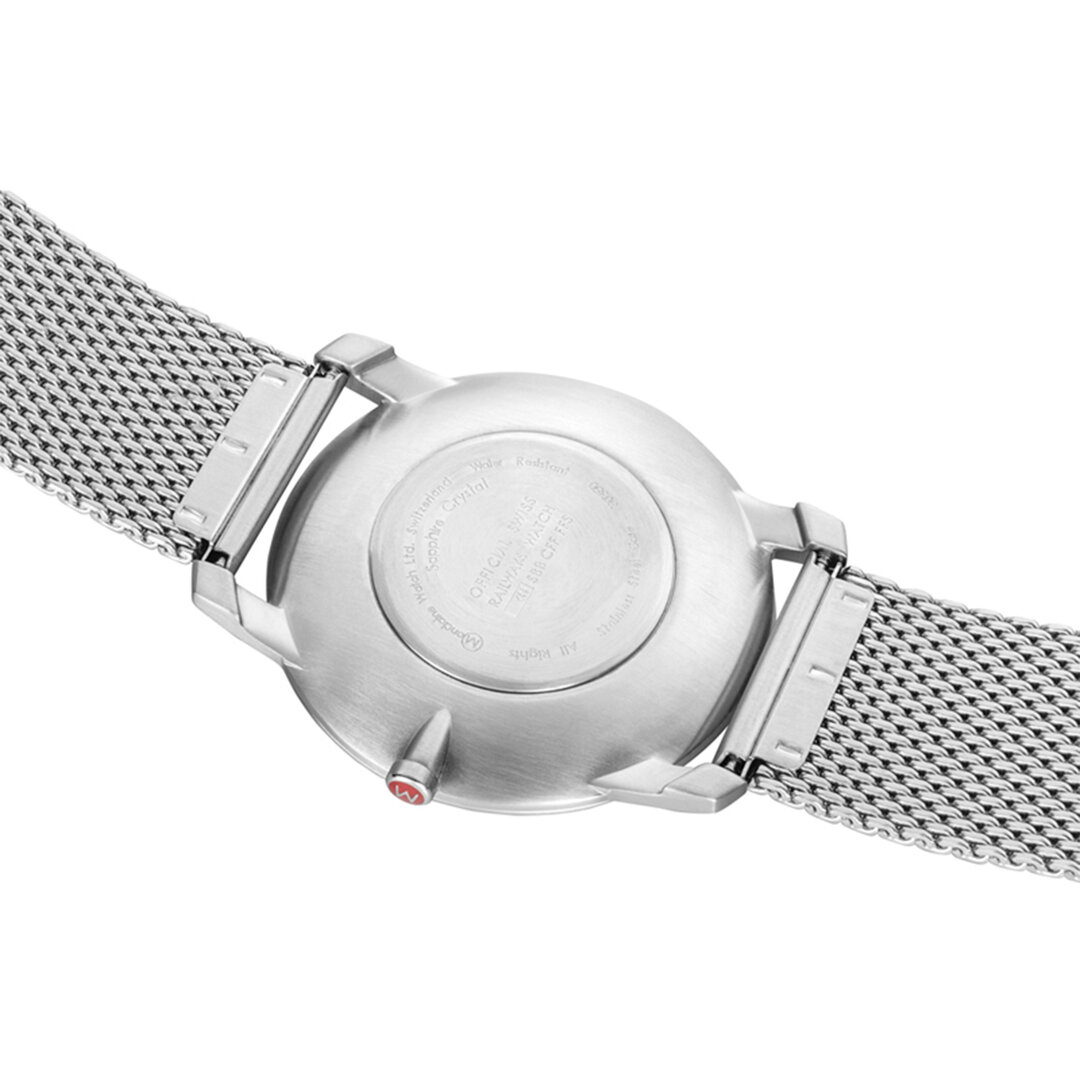 Mondaine Watch Simply Elegant 41 mm matt Milanese strap