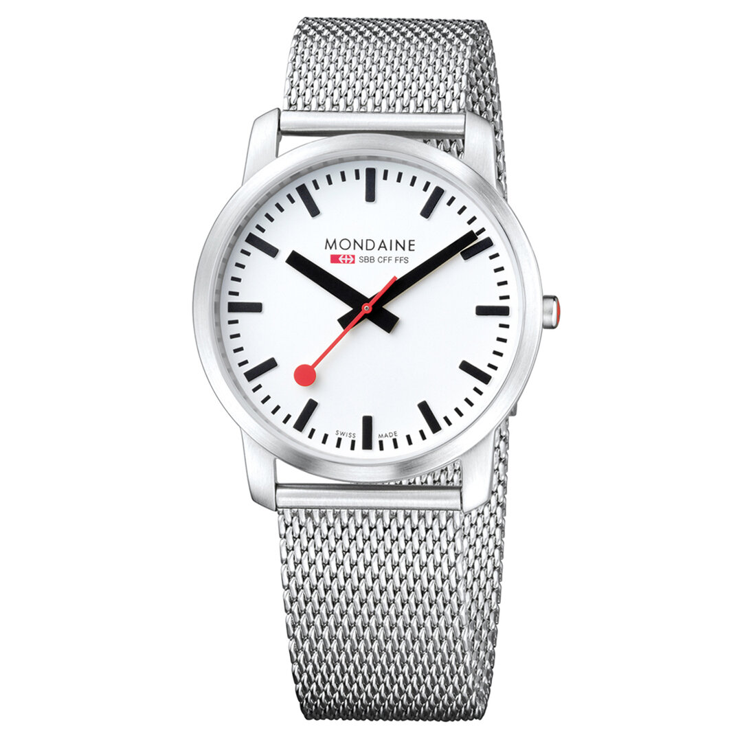Mondaine Horloge Simply Elegant 41 mm mat Milanese band