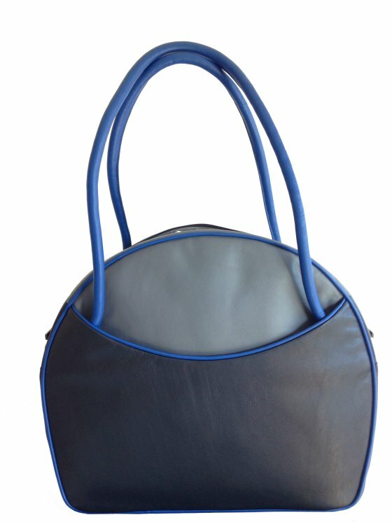 Russia XL schoudertas 13&quot; laptoptas donkergrijs, blauw, grijs
